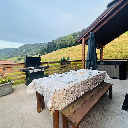 Chalet Casa de Monzel with 6-Person Jacuzzi&Panoramic View La Bresse Exterior foto