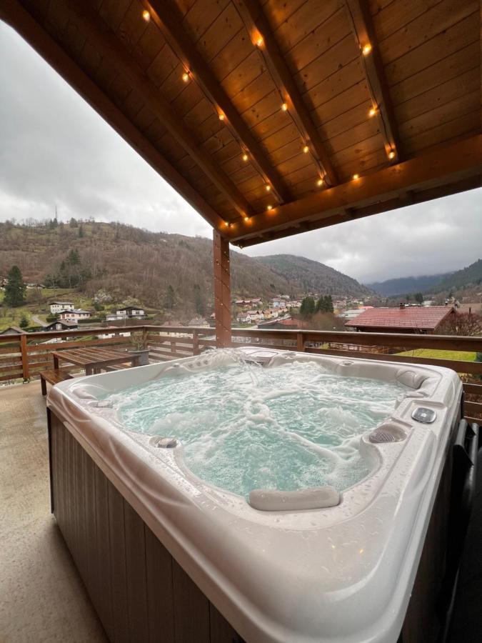 Chalet Casa de Monzel with 6-Person Jacuzzi&Panoramic View La Bresse Exterior foto