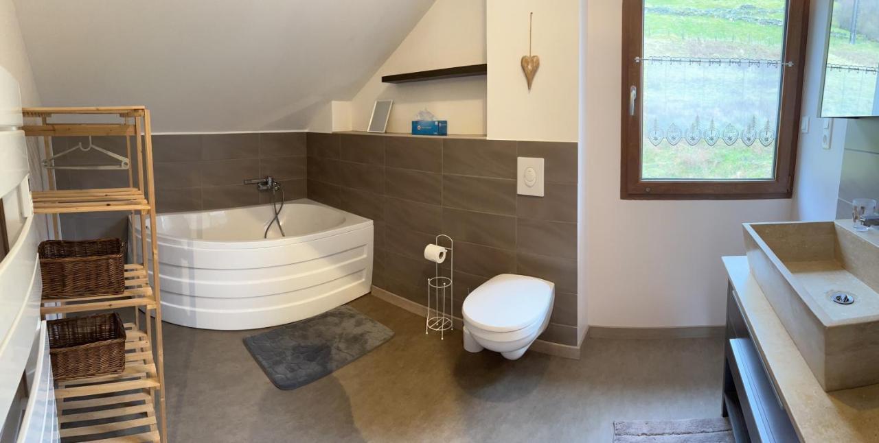 Chalet Casa de Monzel with 6-Person Jacuzzi&Panoramic View La Bresse Exterior foto