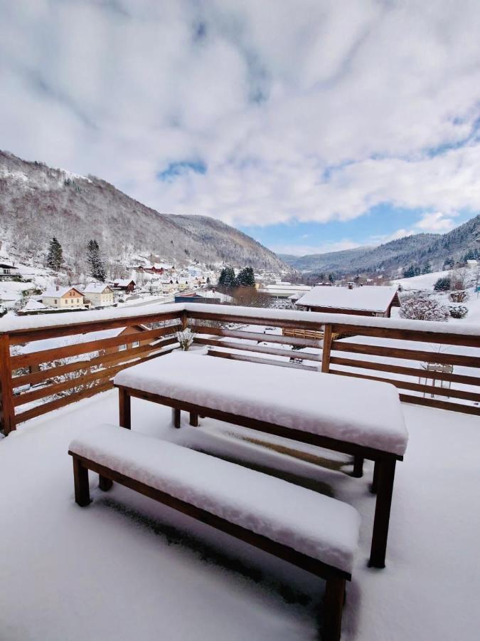 Chalet Casa de Monzel with 6-Person Jacuzzi&Panoramic View La Bresse Exterior foto