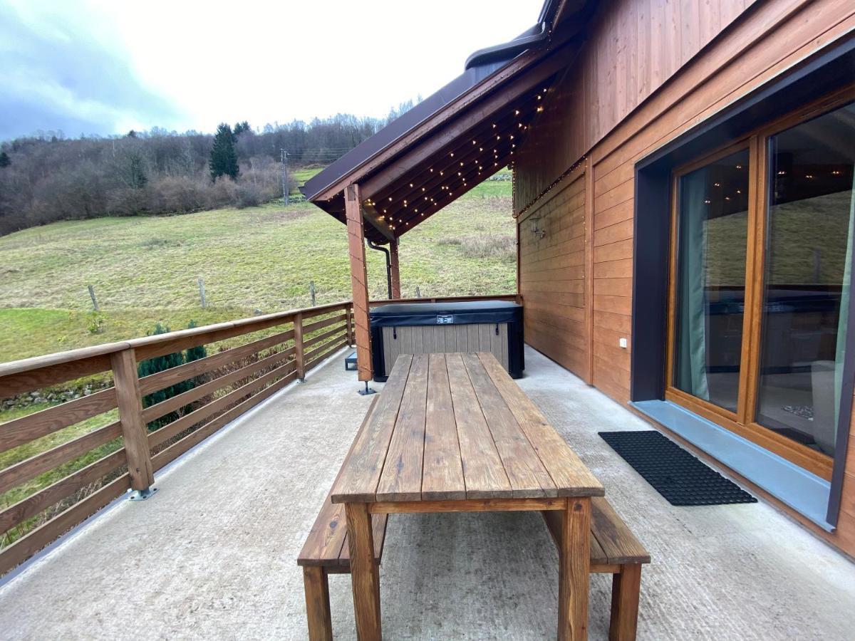Chalet Casa de Monzel with 6-Person Jacuzzi&Panoramic View La Bresse Exterior foto