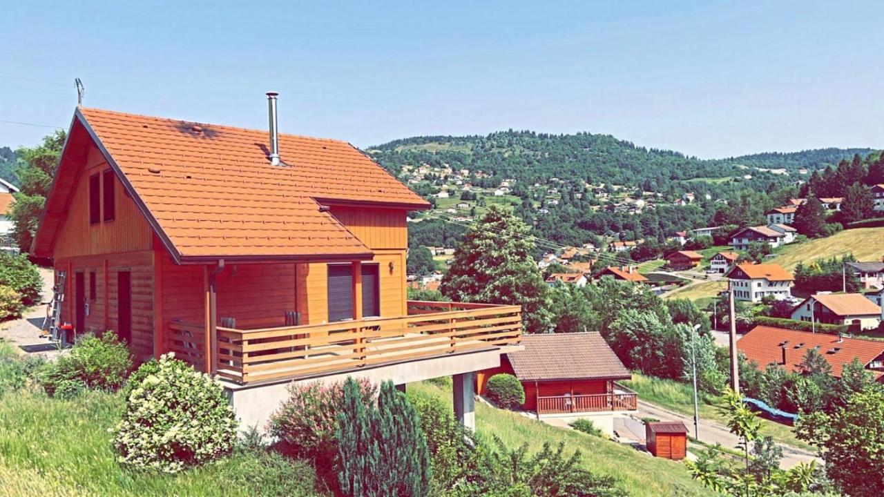 Chalet Casa de Monzel with 6-Person Jacuzzi&Panoramic View La Bresse Exterior foto