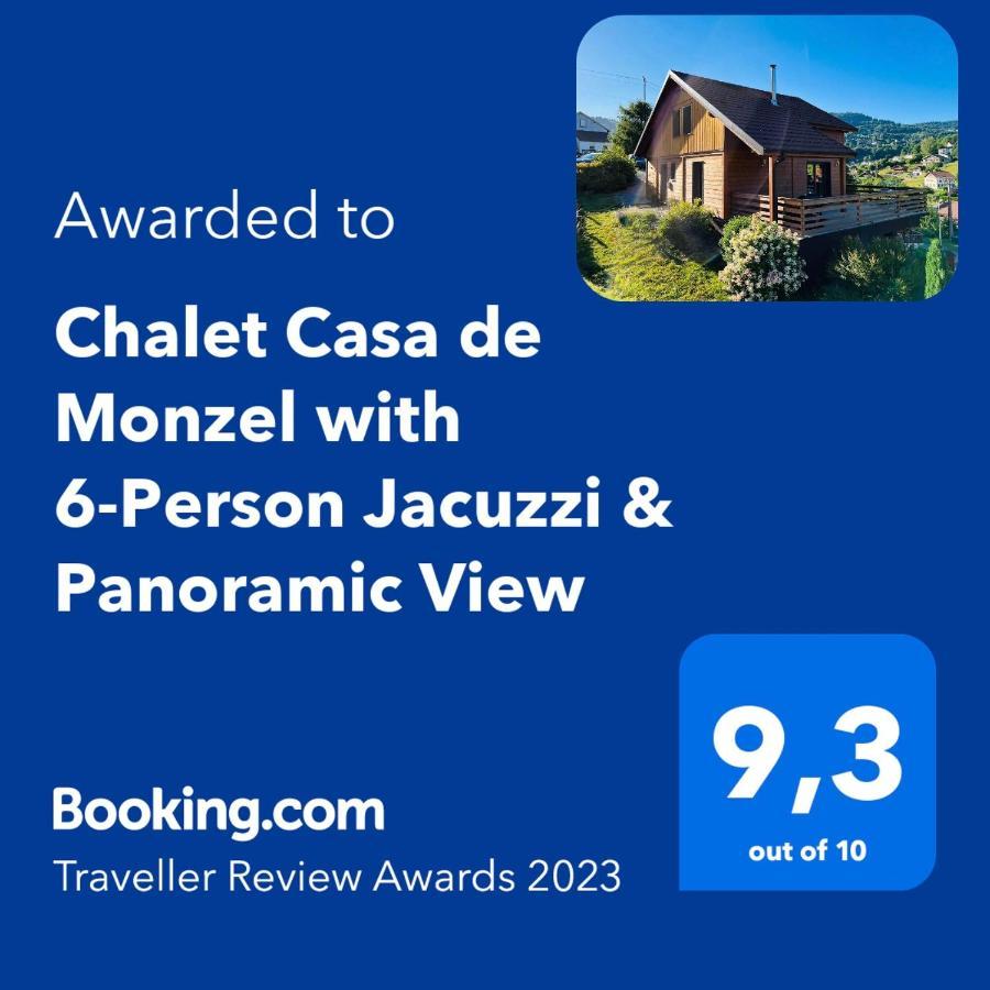 Chalet Casa de Monzel with 6-Person Jacuzzi&Panoramic View La Bresse Exterior foto
